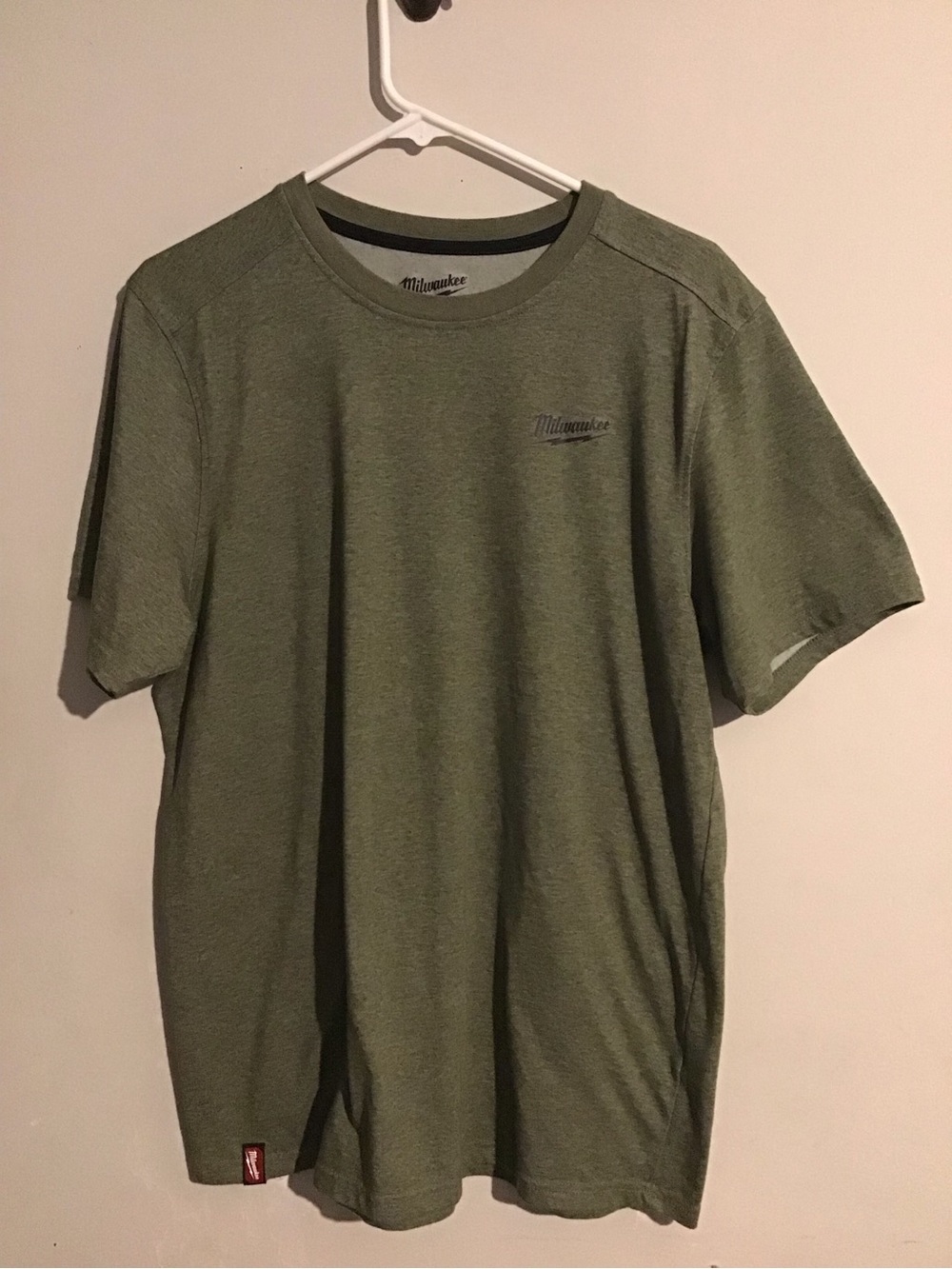 Milwaukee Men's Olive Green Short Sleeve Crew Tee